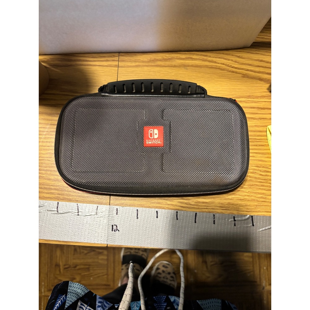 Nintendo Switch System Black Carrying Case Travel Storage Game Holder